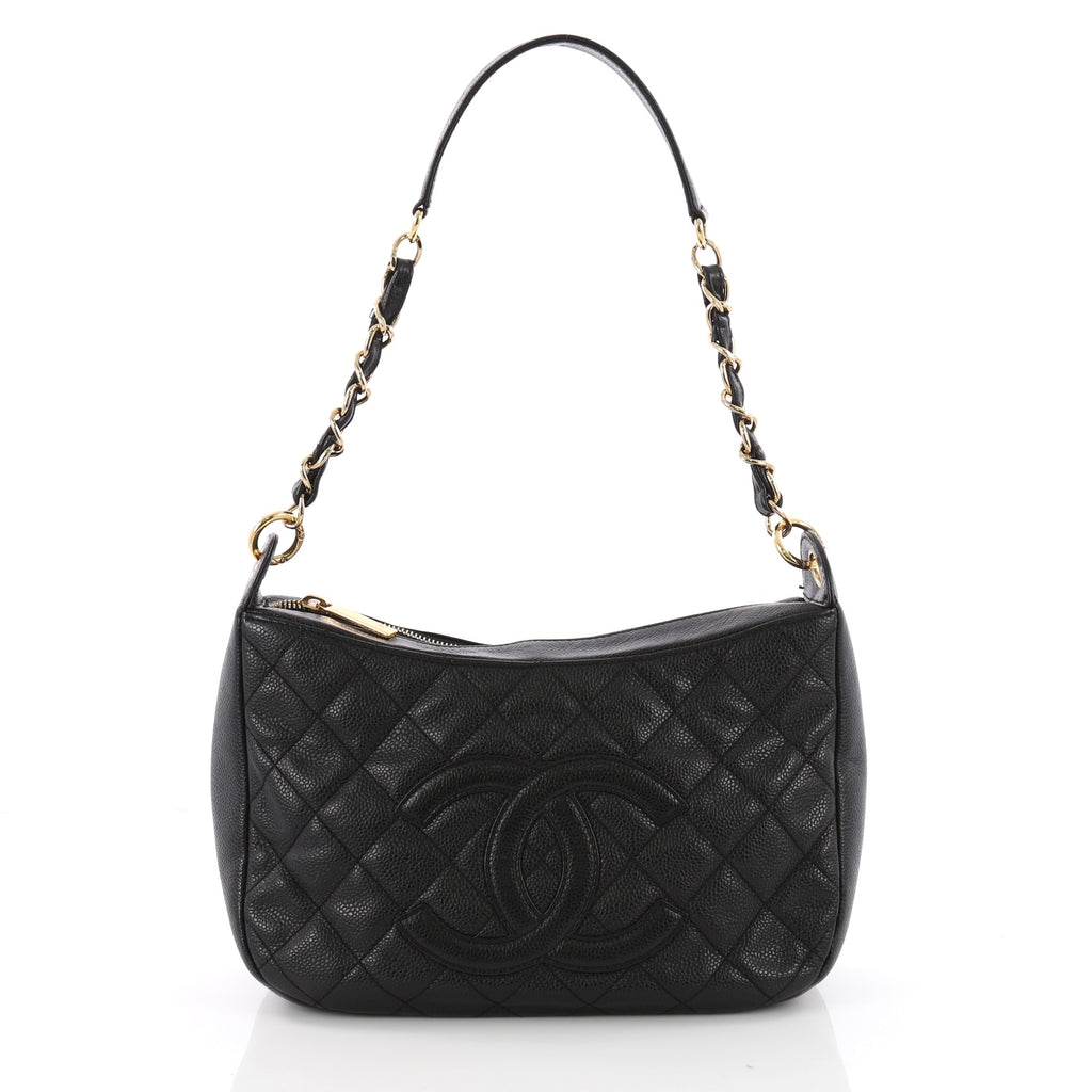 Buy Chanel Timeless CC Chain Shoulder Bag Quilted Caviar 3582109 – Rebag