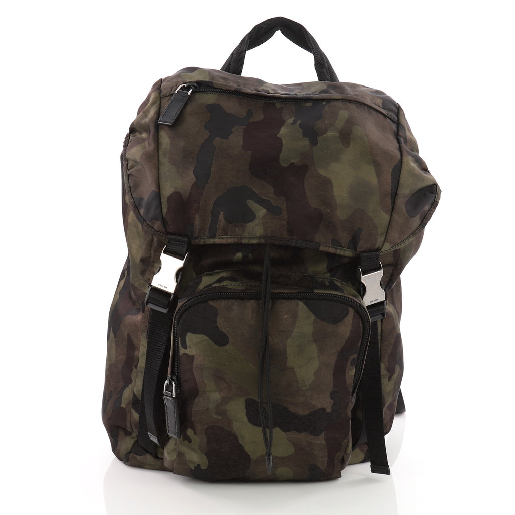 prada camouflage backpack