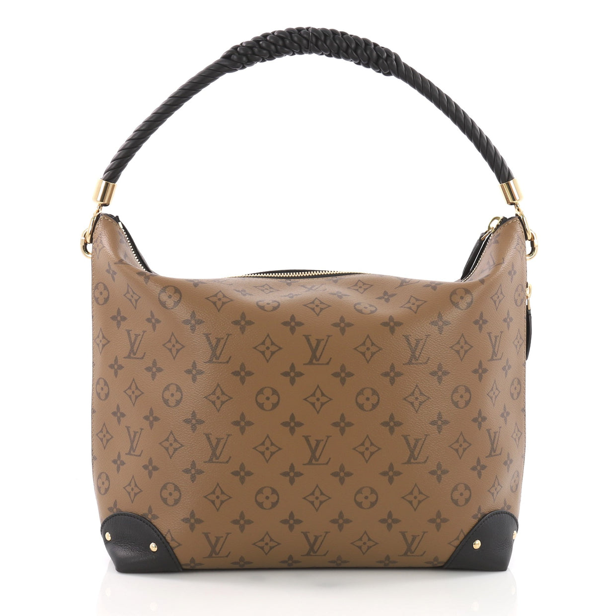 Louis Vuitton Triangle Softy Bag Reverse Monogram Canvas - Rebag