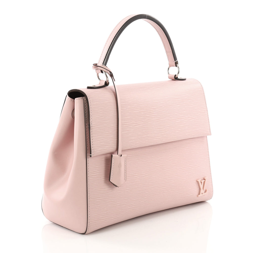 Louis Vuitton Cluny Top Handle Bag Epi Leather MM Pink 3669450 – Rebag