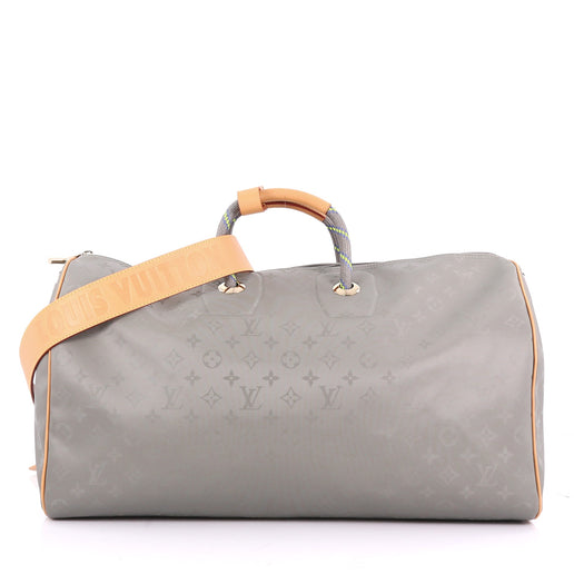 louis vuitton keepall 50 titanium