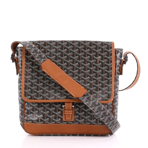 Goyard Blue Goyardine Urbain Messenger Cross Body Shoulder Bag