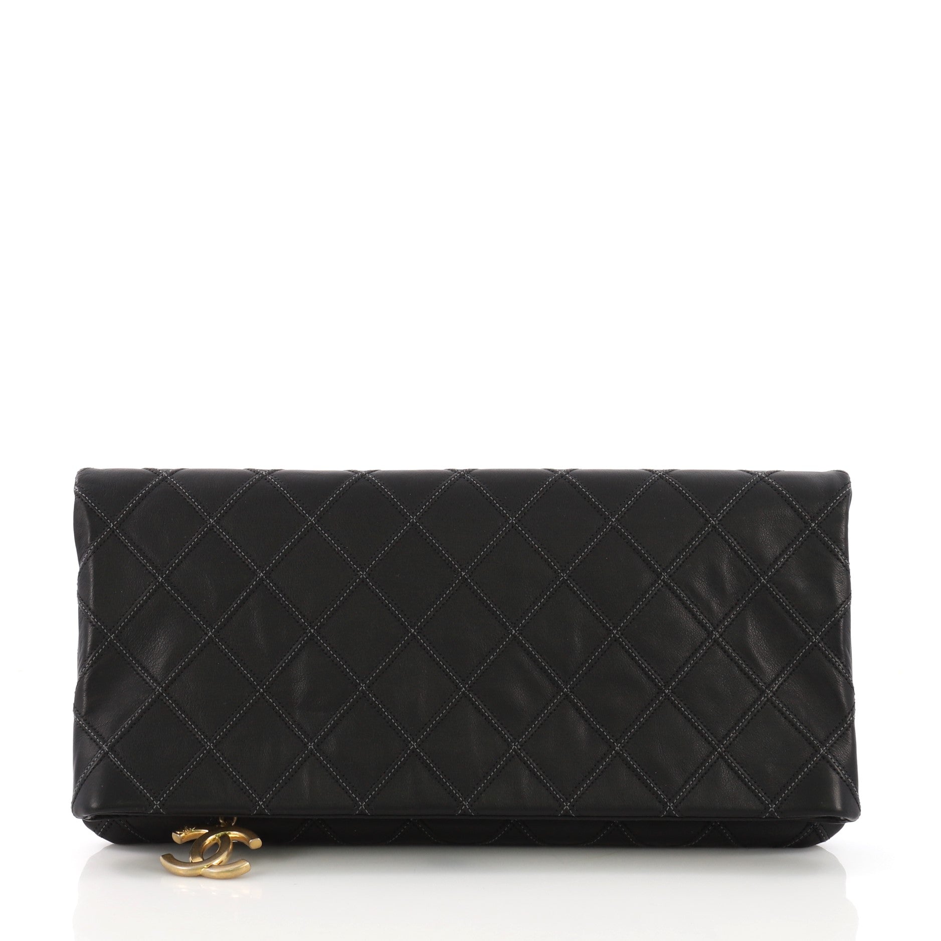 Goyard Monte Carlo Clutch with Strap Coated Canvas PM Black 3896115