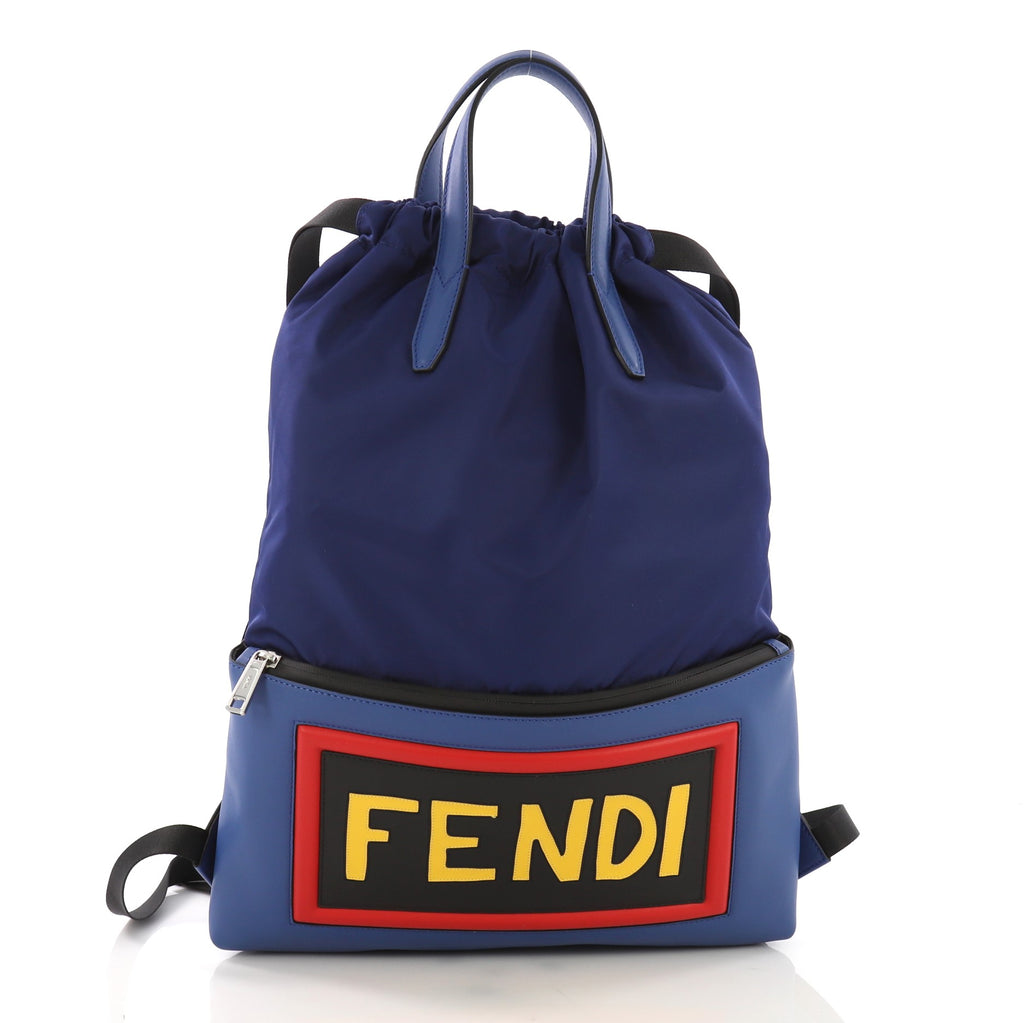 fendi drawstring backpack