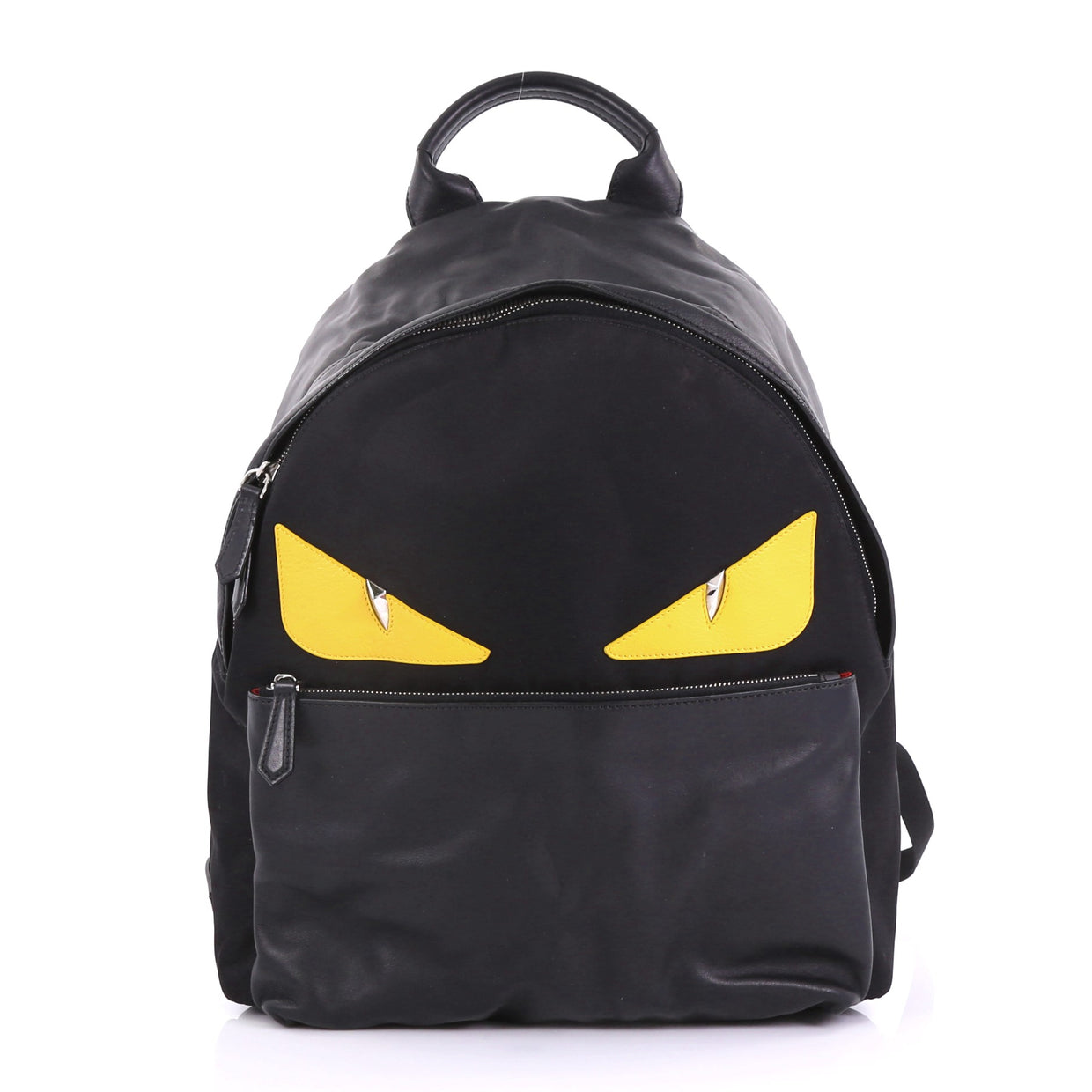 Fendi Monster Backpack Nylon Large Black 3968588