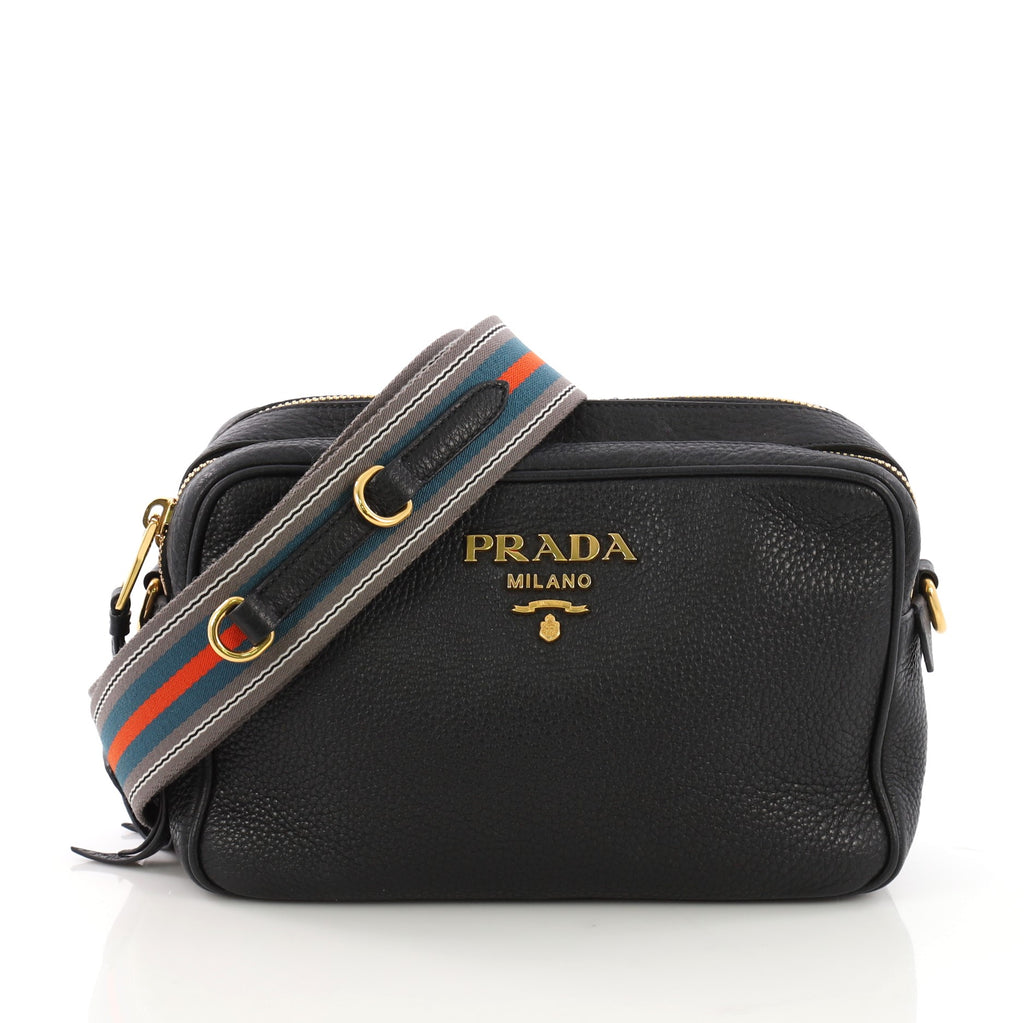 prada vitello camera bag