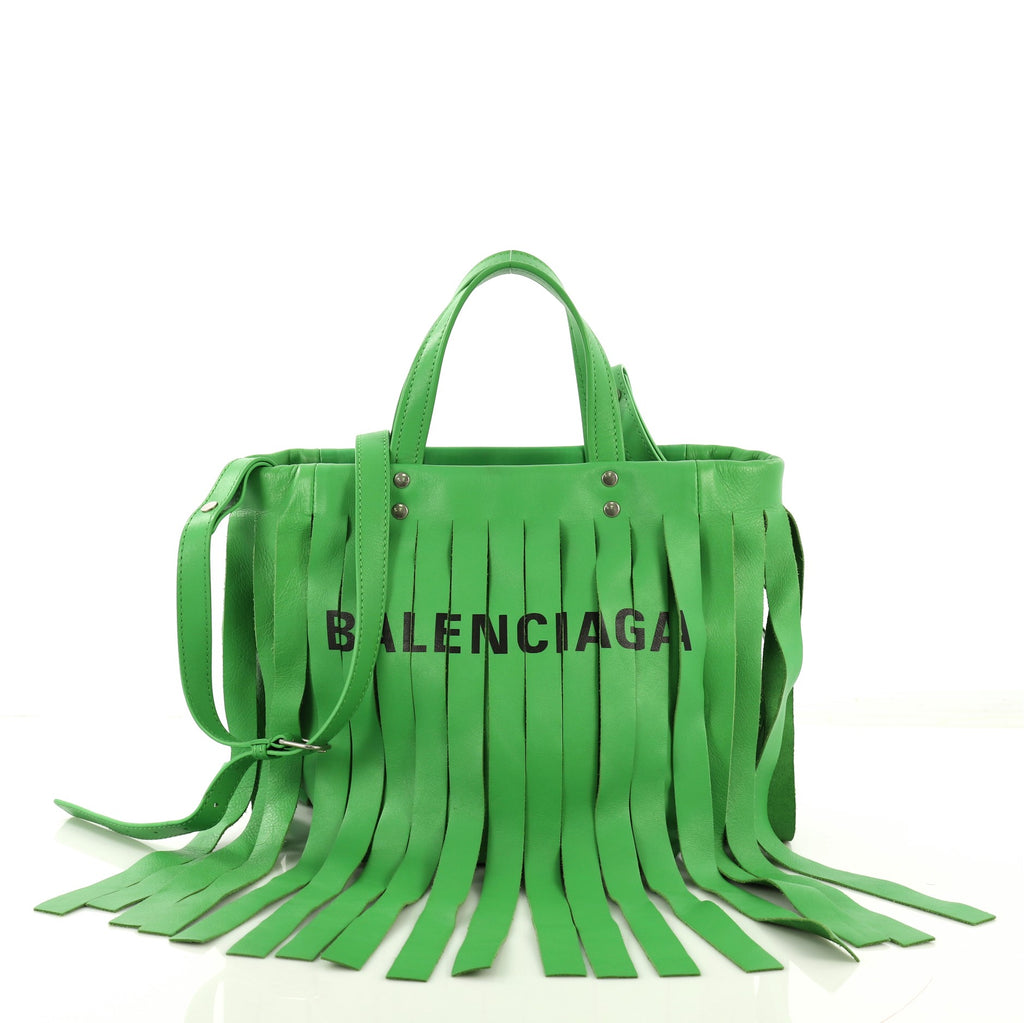 balenciaga laundry fringe bag