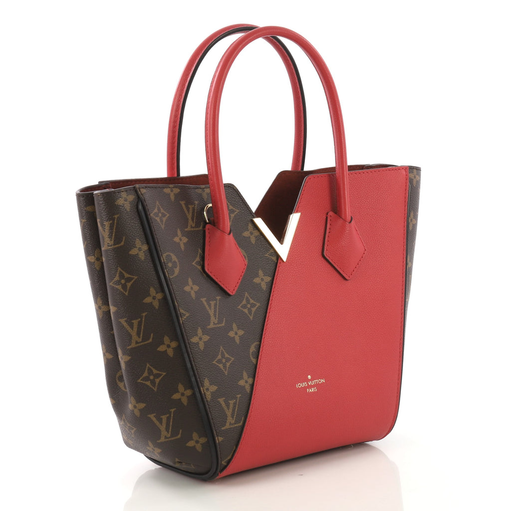 Louis Vuitton Monogram Canvas and Cerise Leather Kimono Tote Bag
