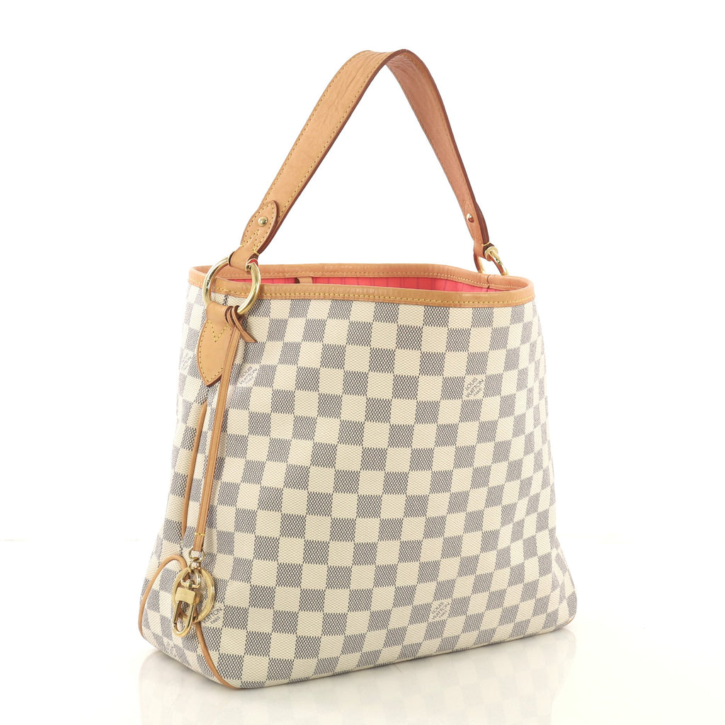 Louis Vuitton Delightful NM Handbag Damier PM White 411601 – Rebag
