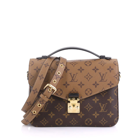 Louis Vuitton Pochette Metis Reverse Monogram Canvas Brown 4170069 – Rebag