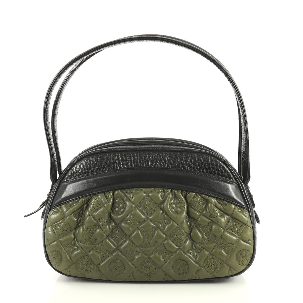 Louis Vuitton Klara Vienna Handbag Monogram Quilted Lambskin Black 43761163 – Rebag