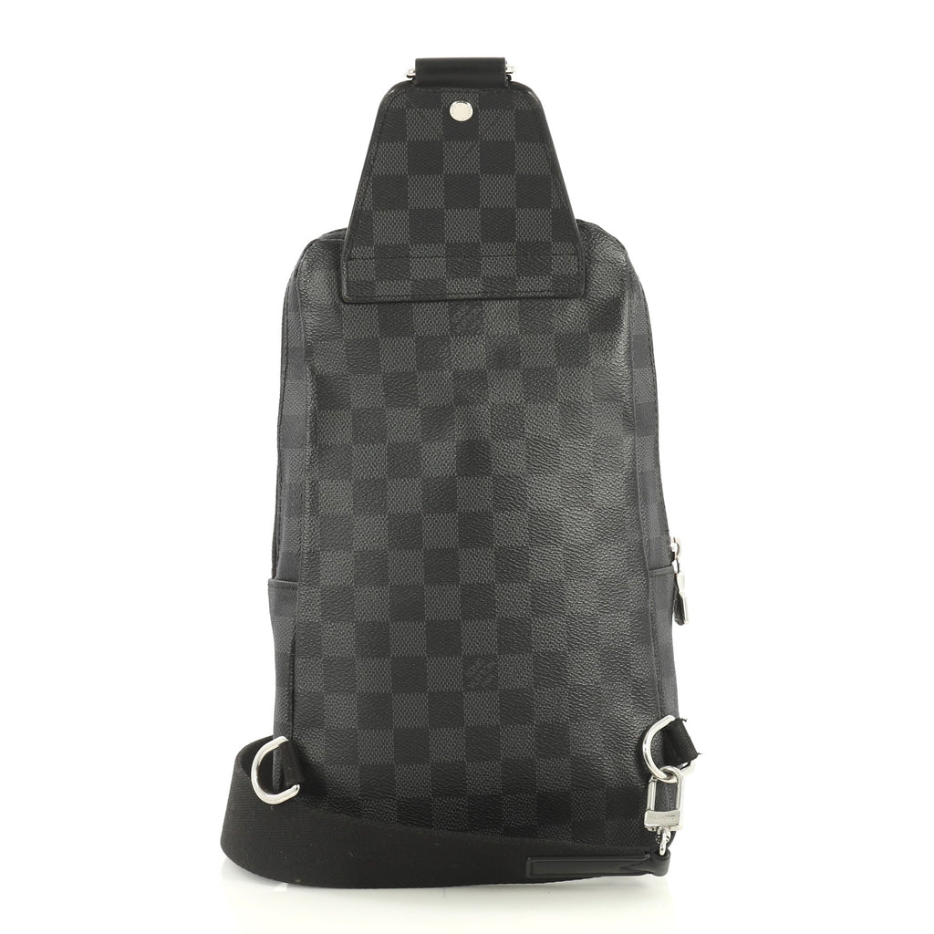 Louis Vuitton Avenue Sling Bag Damier Graphite Black 4401326 – Rebag
