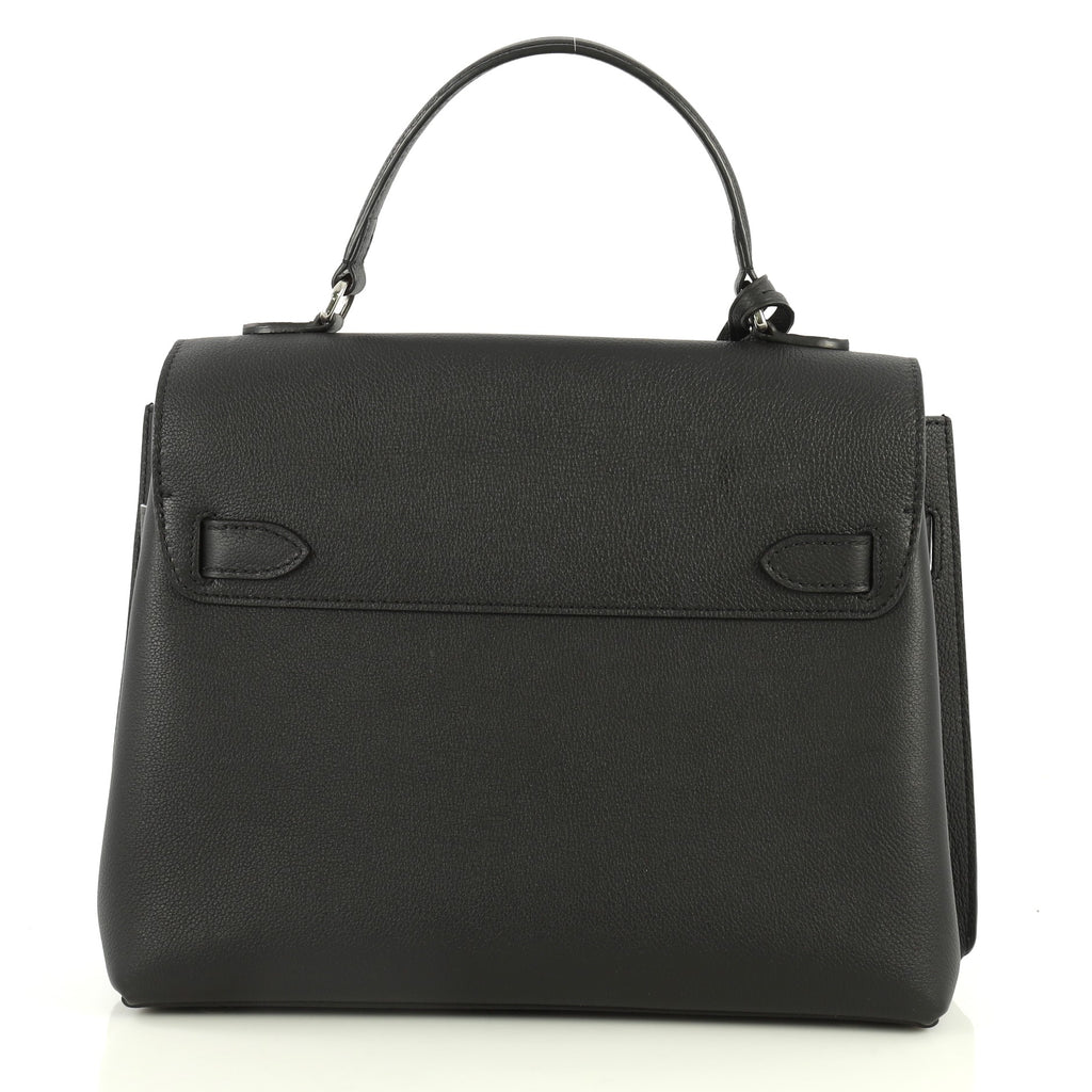 Louis Vuitton Lockme Ever Handbag Leather MM Black 4405971 – Rebag