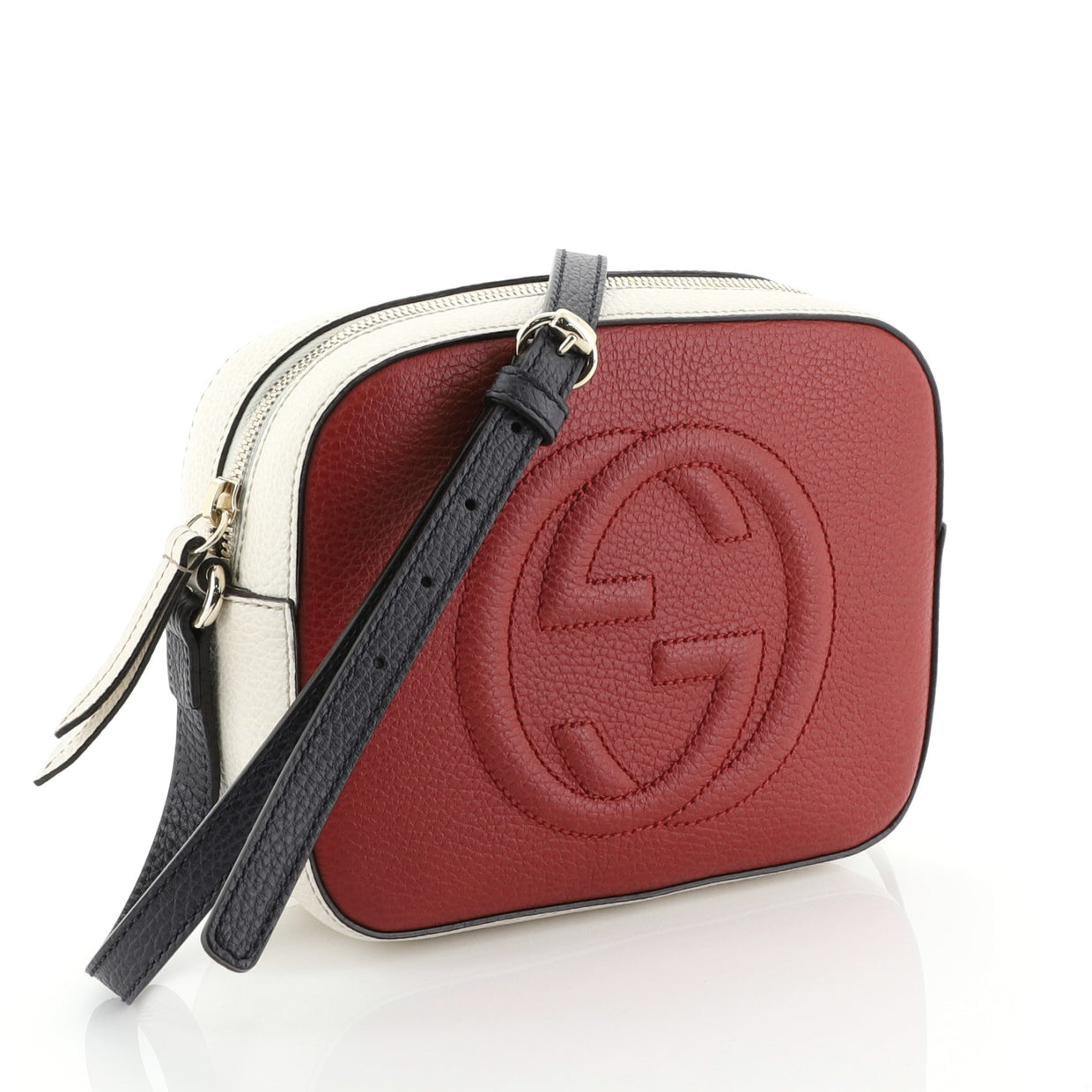 Gucci Soho Disco Crossbody Bag Leather Small Red 459165