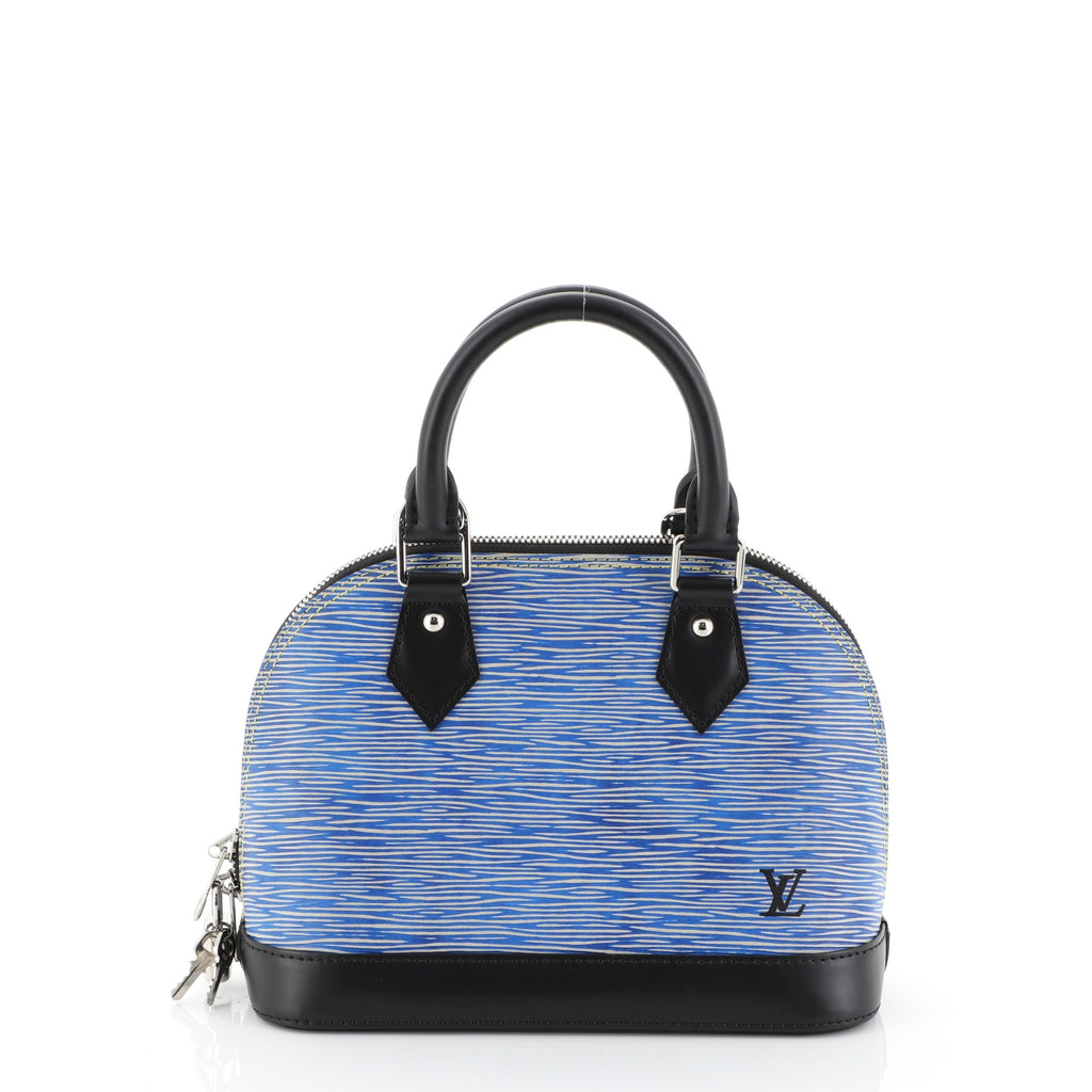 Louis Vuitton Alma Handbag Electric Epi Leather BB Black 464811 – Rebag