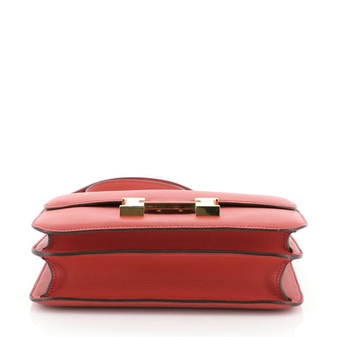 Hermes Constance Bag Swift 24 Red 478168