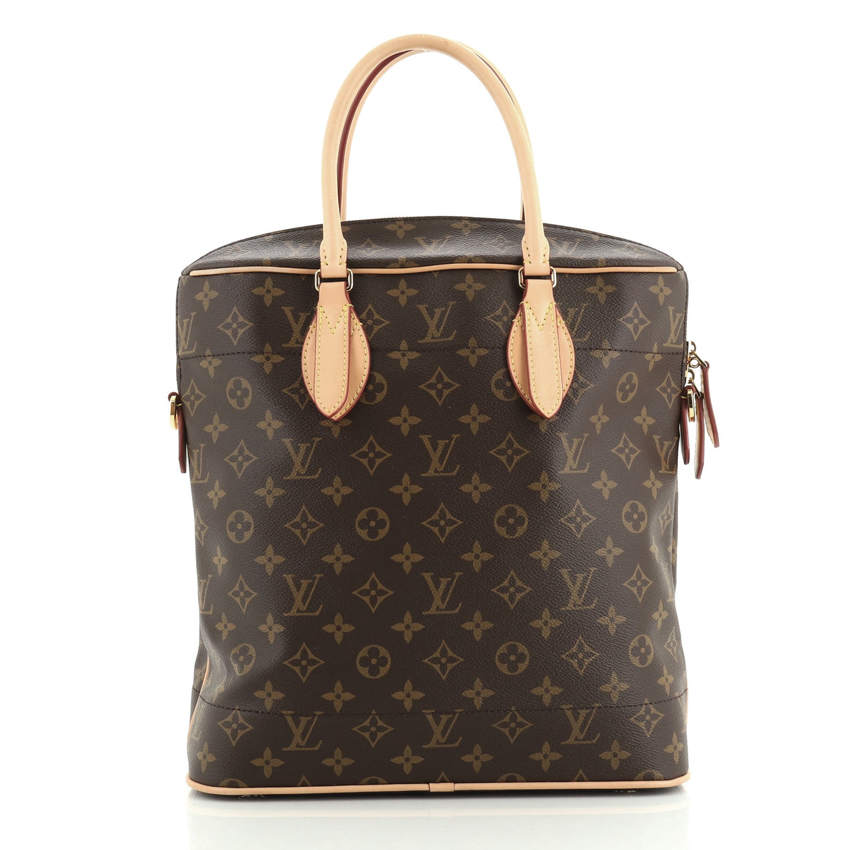 Louis Vuitton Carry All Handbag Monogram Canvas MM Brown 4804520