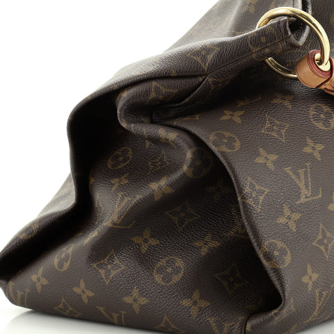 Louis Vuitton Artsy Handbag Monogram Canvas MM Brown 484314 – Rebag
