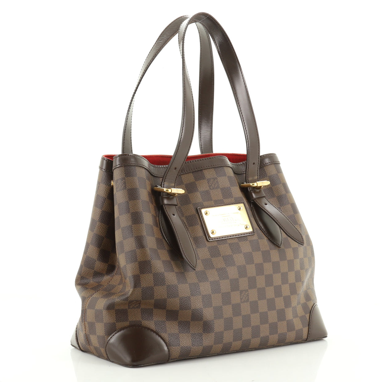 Louis Vuitton Hampstead Handbag Damier MM Brown 494069