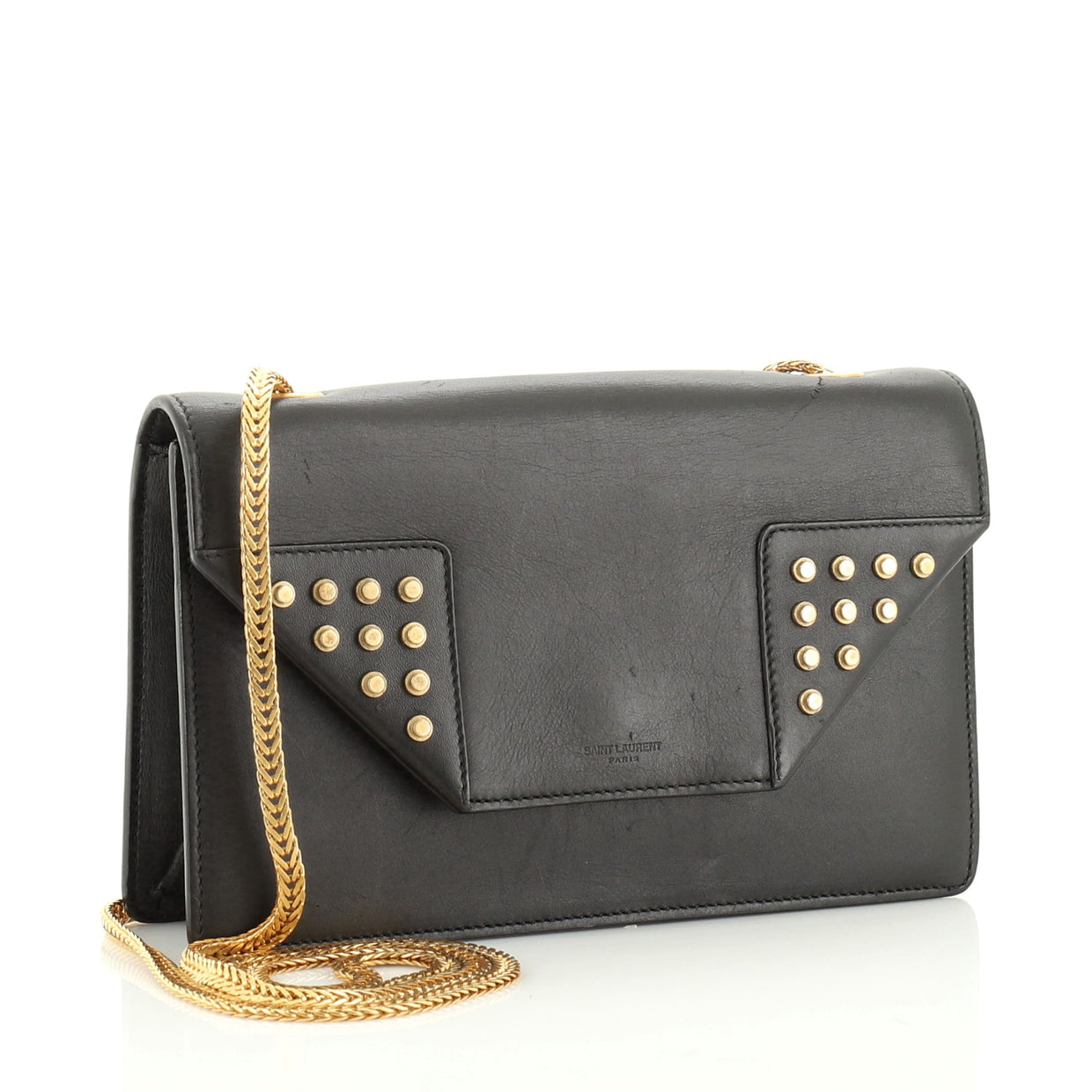 Saint Laurent Betty Bag Studded Leather Small Black 50163352