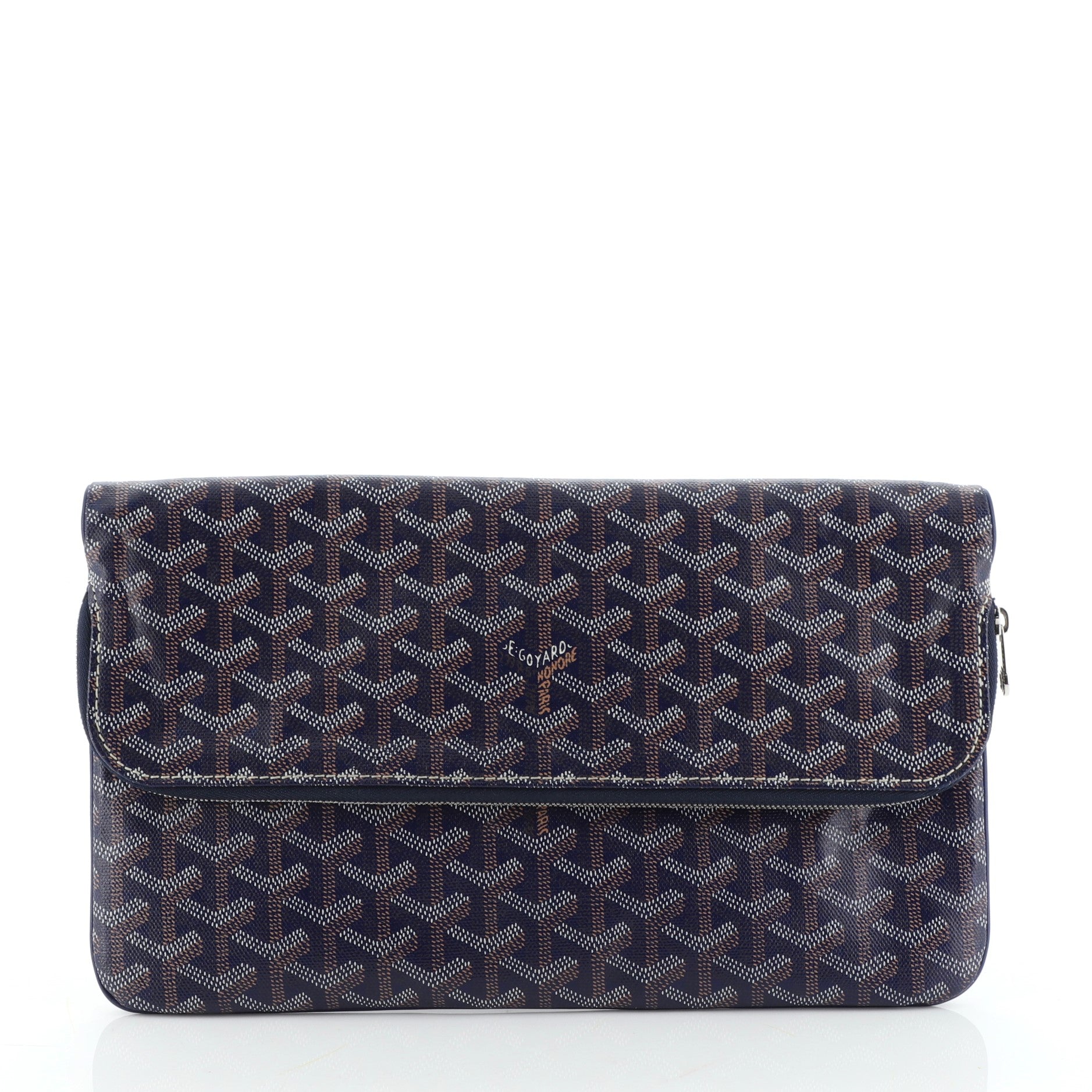 GOYARD Blue ine Coated Canvas Varenne Continental Wallet in 2023