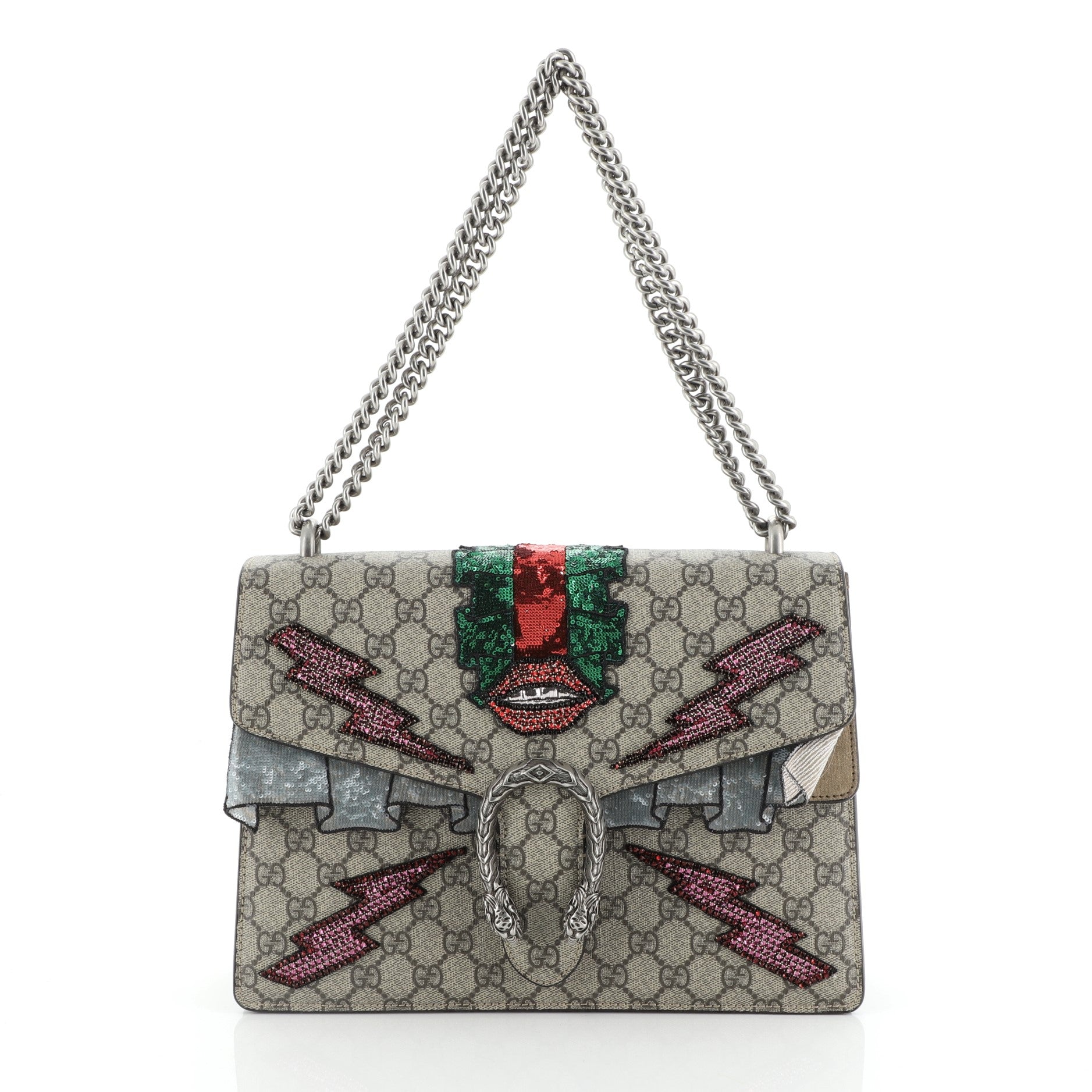 sac a main gucci love heart shaped cuir embosse gg