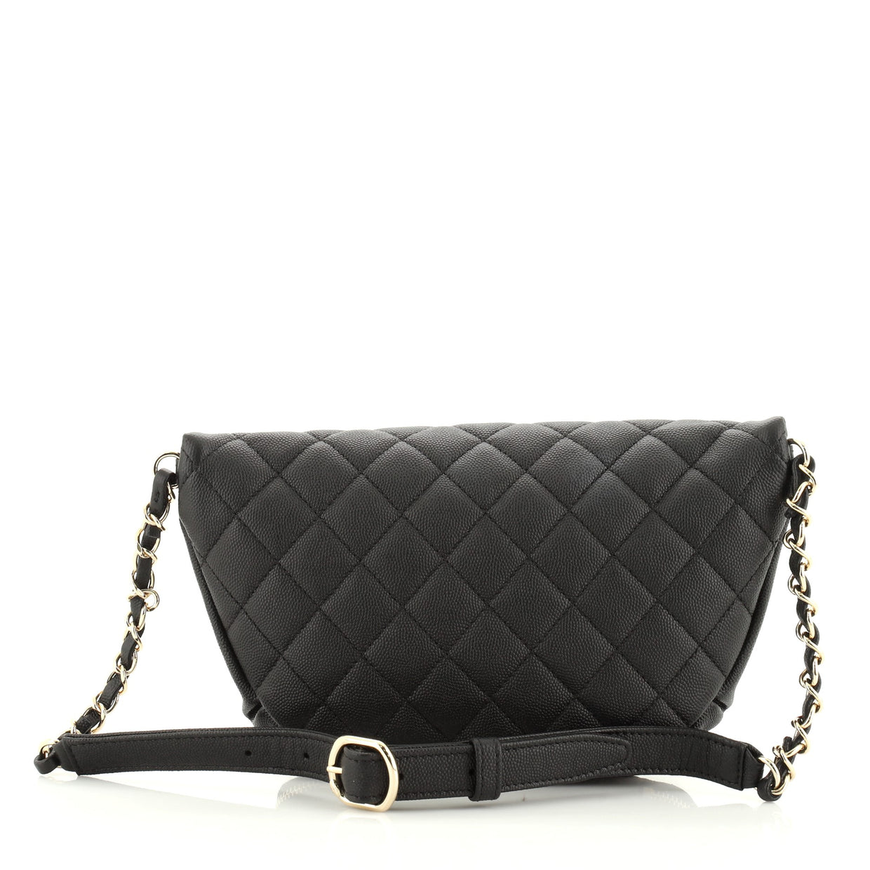 Chanel Business Affinity Waist Bag Quilted Caviar Medium 5154430