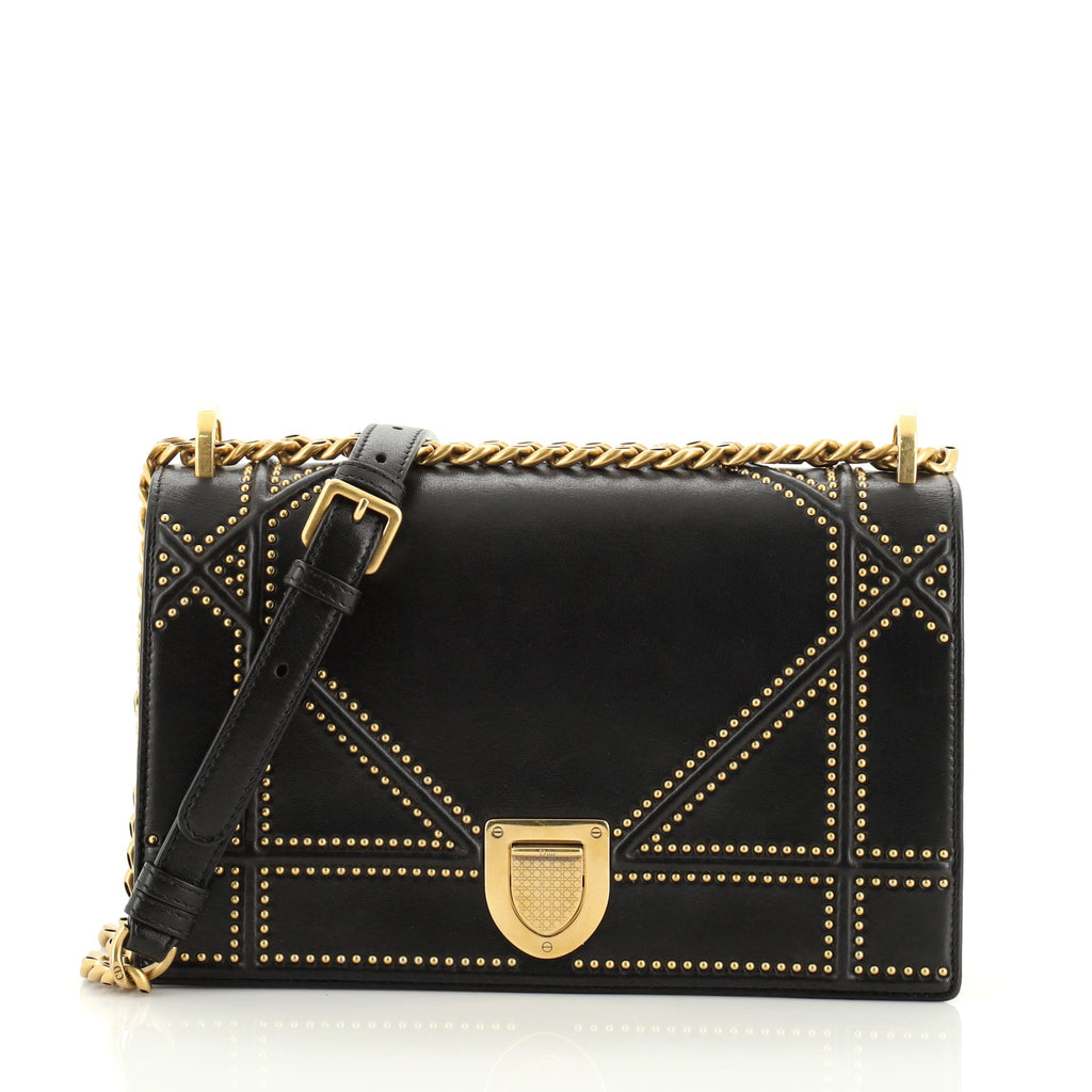 Christian Dior Diorama Flap Bag Studded 