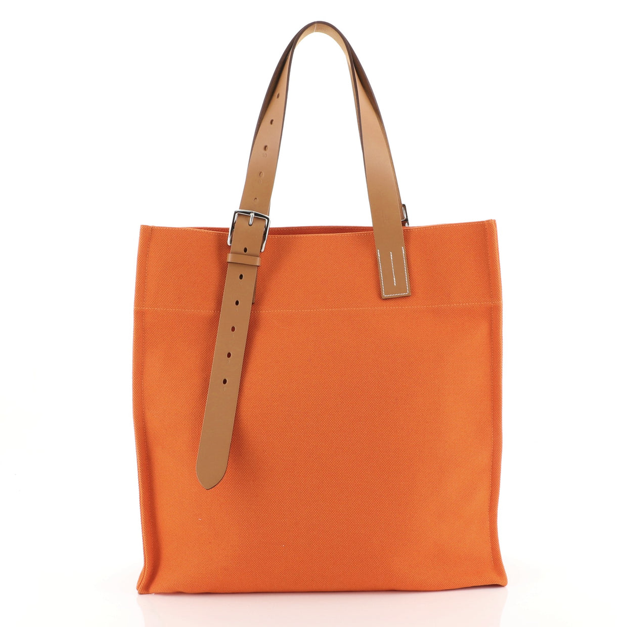 Hermes Etriviere Shopping Tote Toile and Leather - Rebag