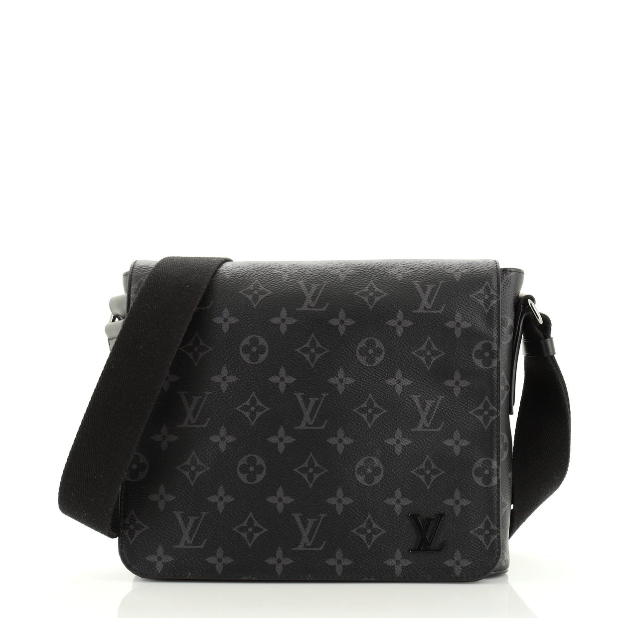 Louis Vuitton District Messenger Bag Monogram Eclipse Canvas PM at 1stDibs