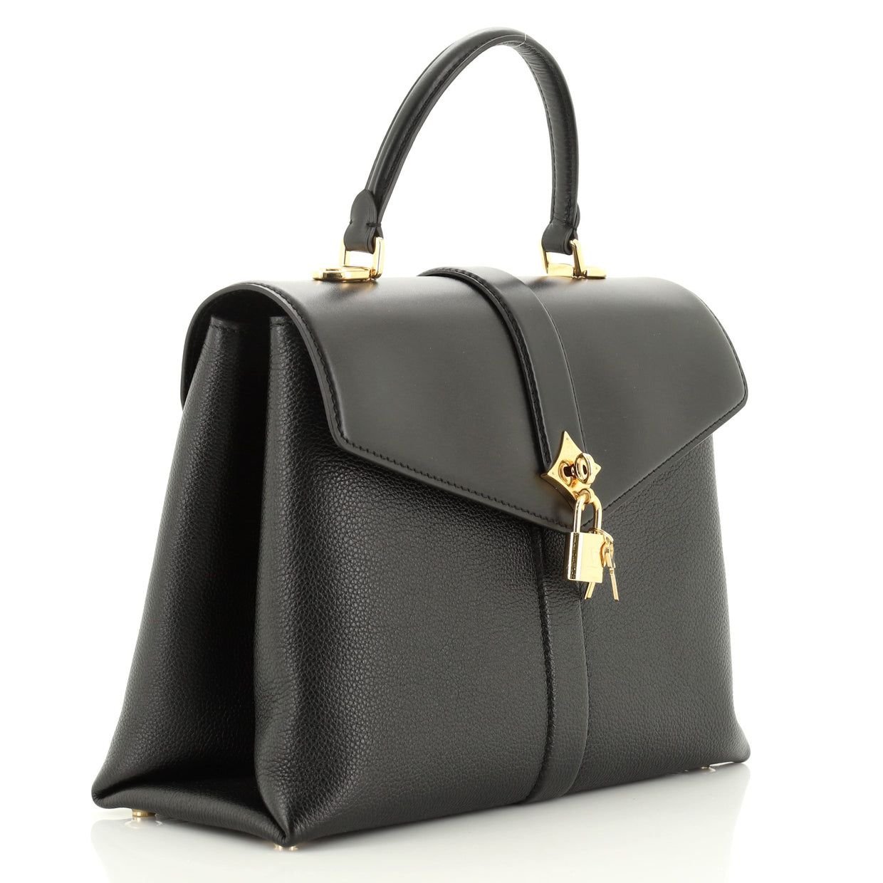 Louis Vuitton Rose des Vents Bag Leather MM Black 539191