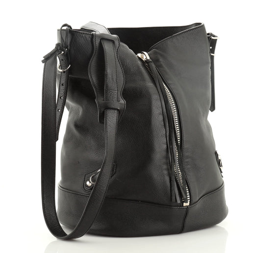 balenciaga papier drop bucket bag