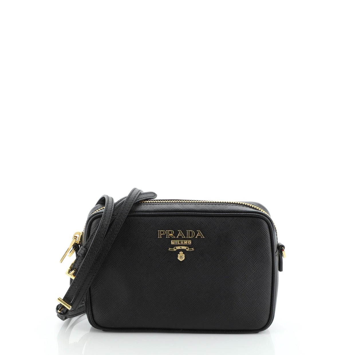 Prada Camera Shoulder Bag Saffiano Leather Small - Rebag