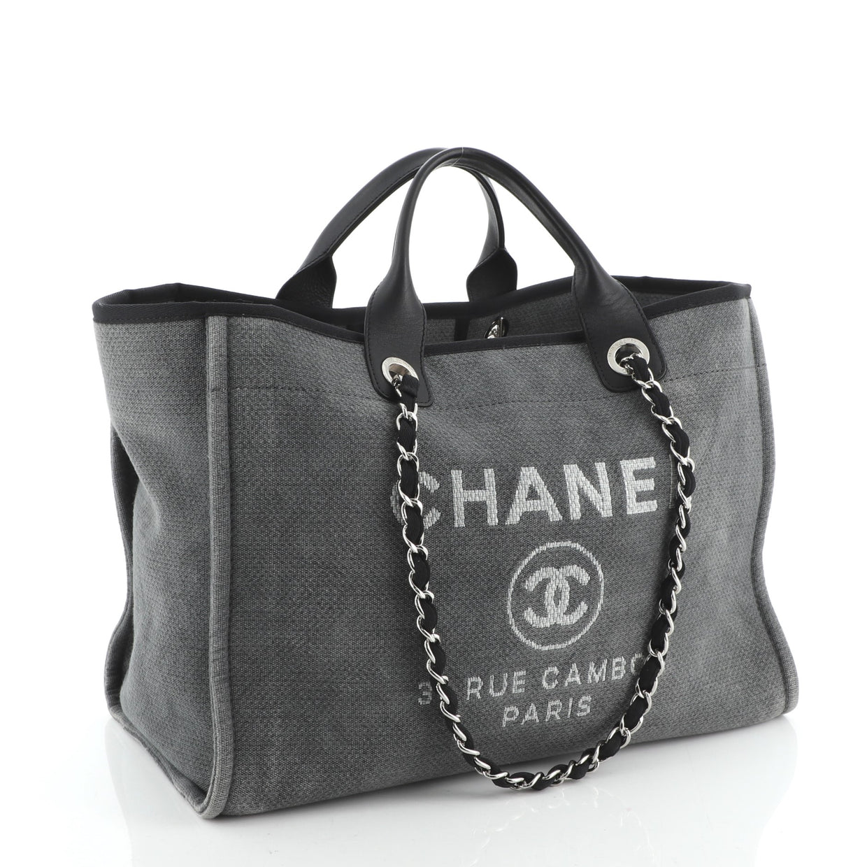 Chanel Deauville Tote Canvas Large - Rebag
