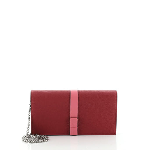 Loewe Wallet on Chain Leather 566861 