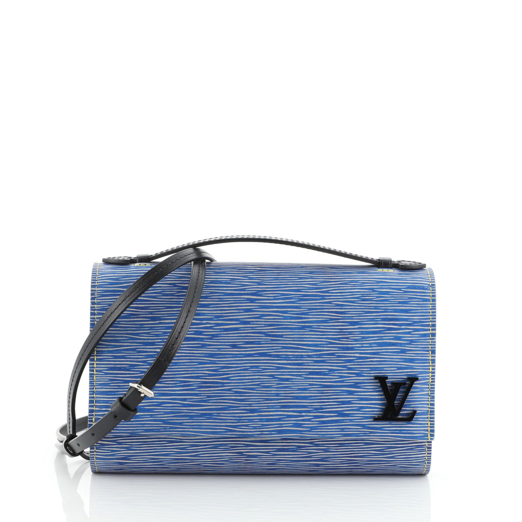 Louis Vuitton Handbag Leather Blue 57112162