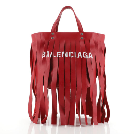 balenciaga laundry fringe bag