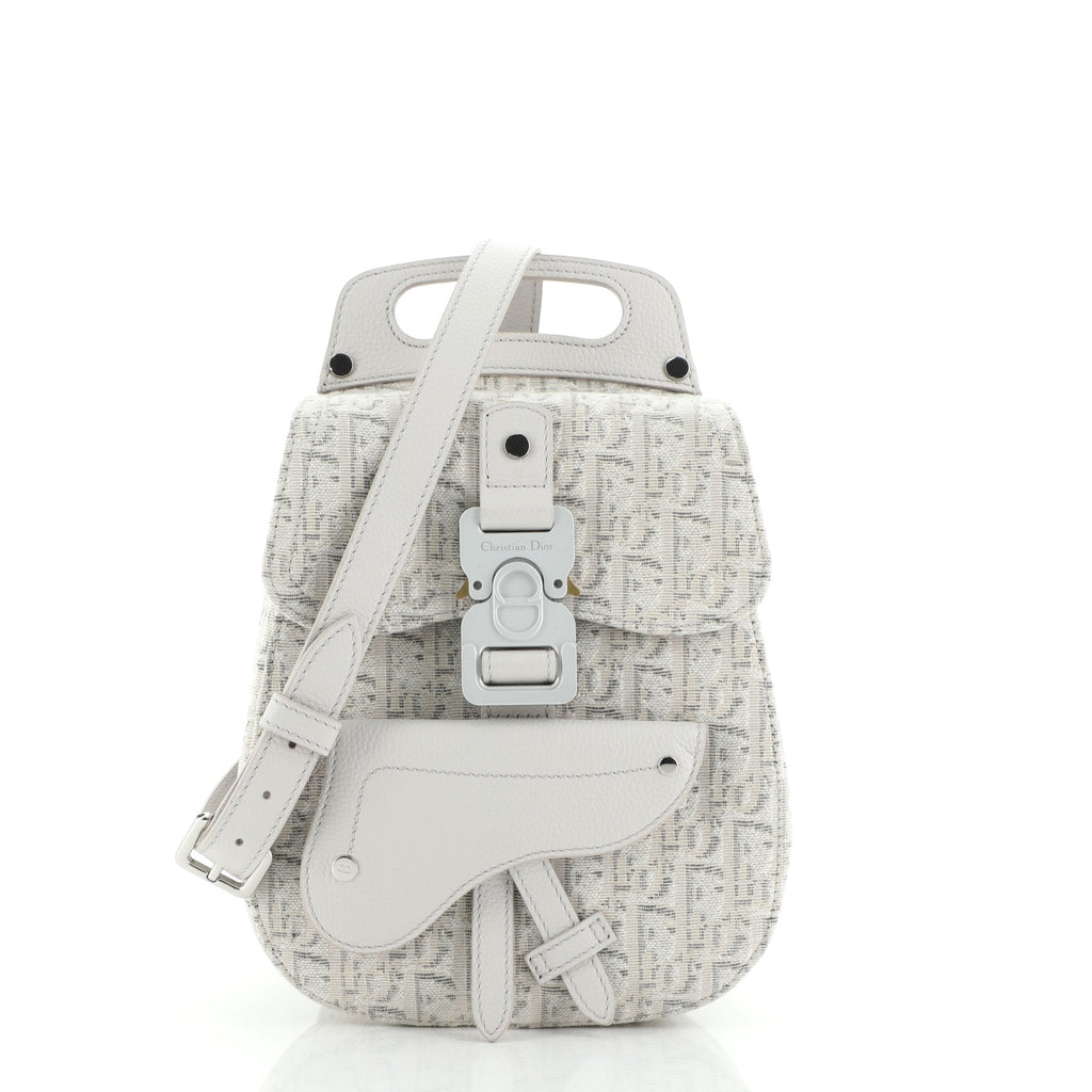 dior saddle backpack mini