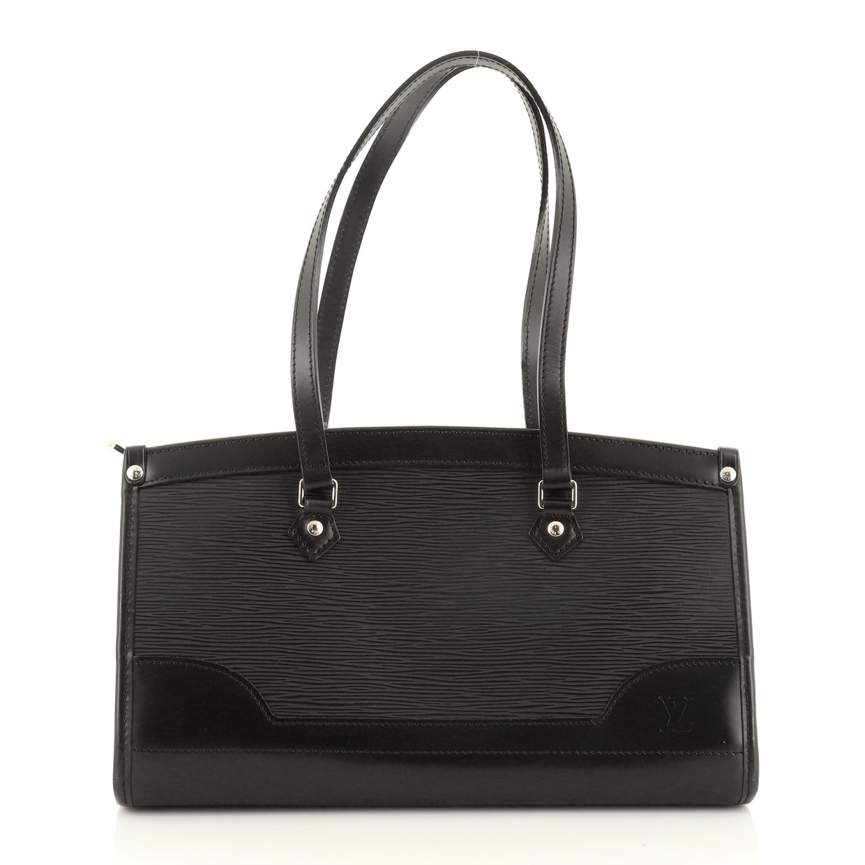 Louis Vuitton Madeleine Handbag Epi Leather PM Black 5788646