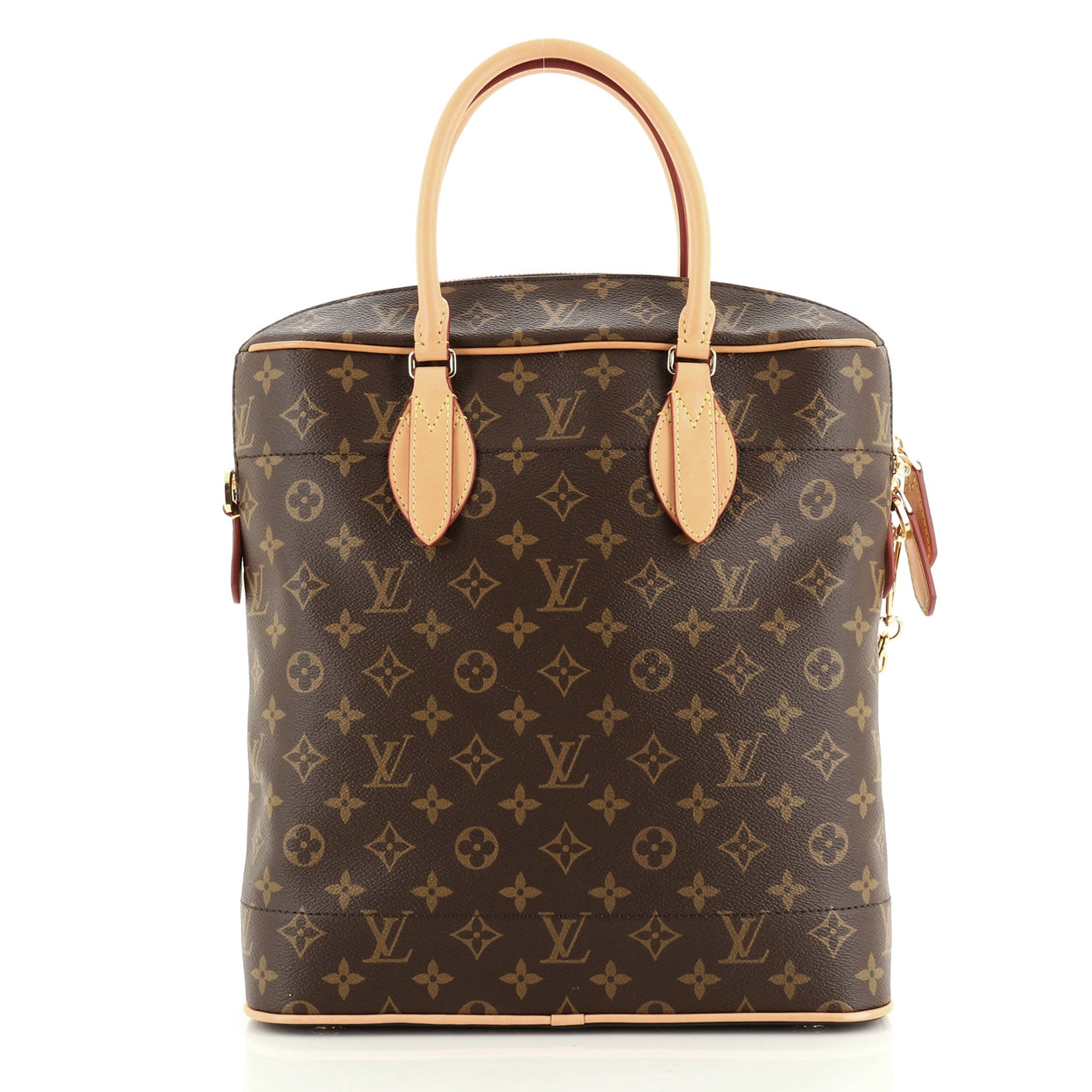 Louis Vuitton Carry All Handbag Monogram Canvas MM Brown 582538