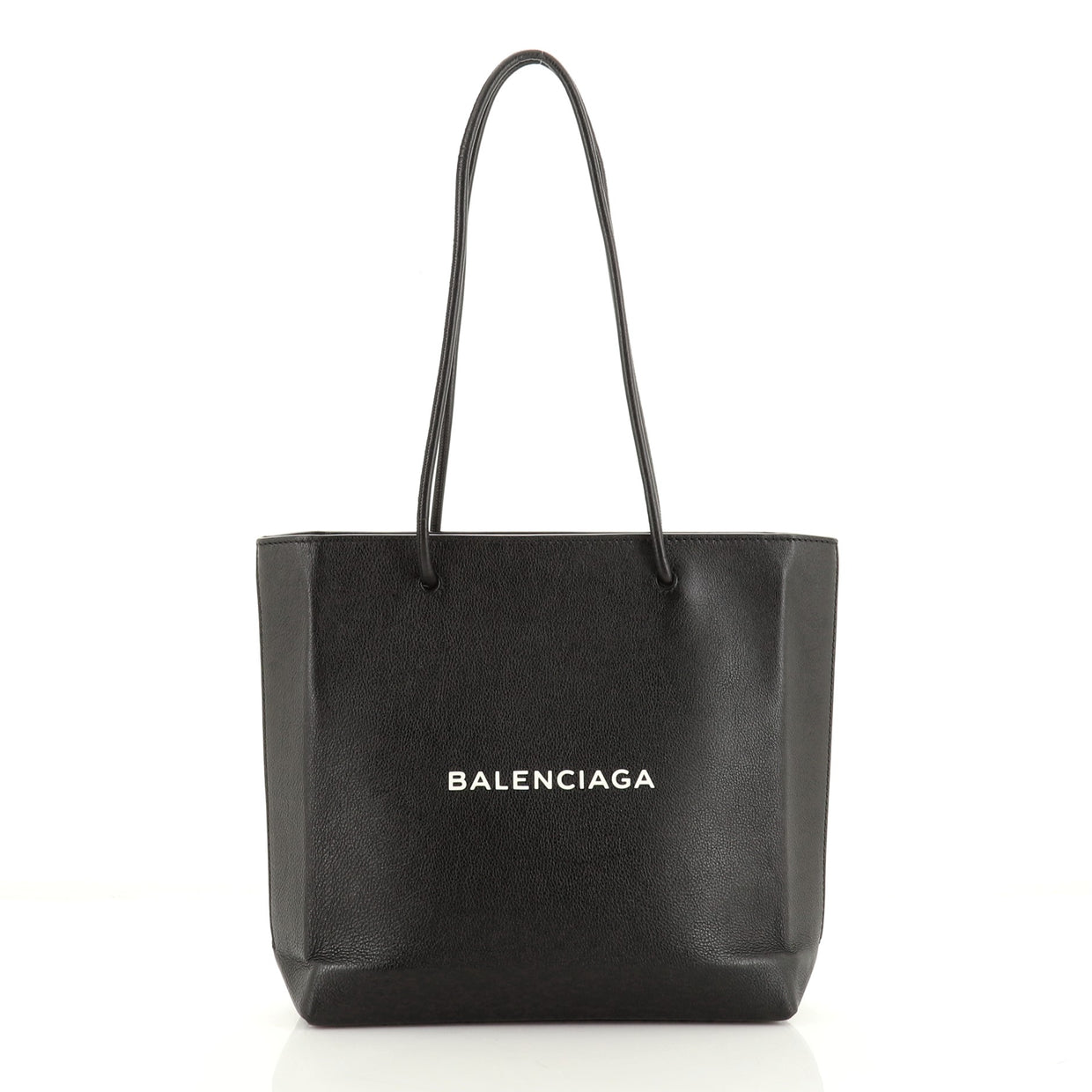 Balenciaga Shopping Tote Leather Medium Black 58342152