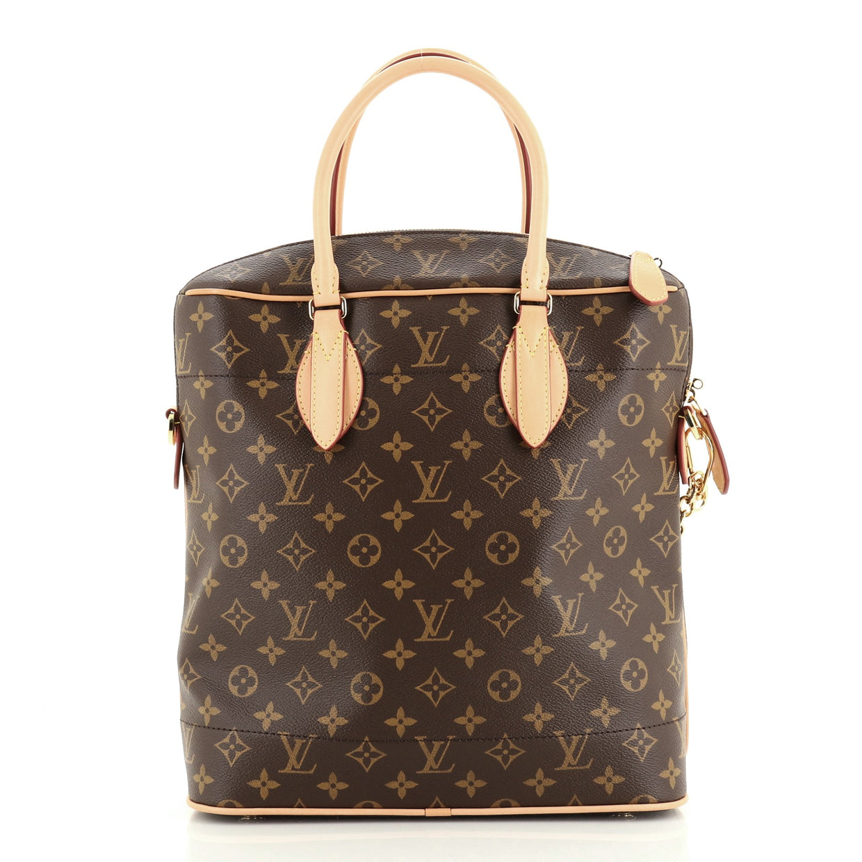 Louis Vuitton Carry All Handbag Monogram Canvas MM Brown 585056