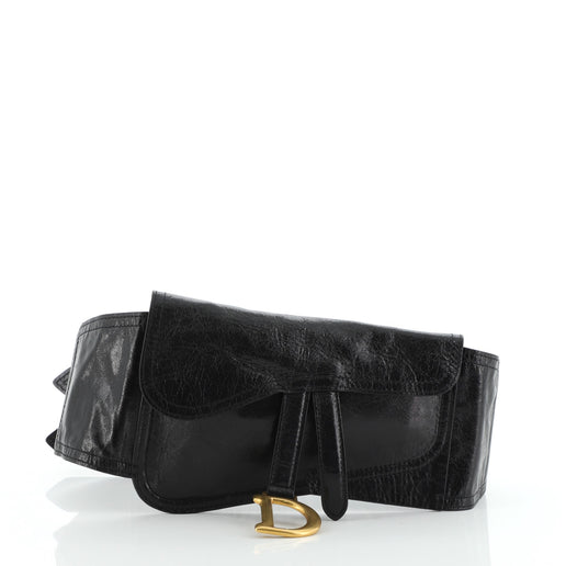 dior belt bag black