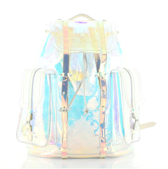 Louis Vuitton Monogram Prism Christopher GM Backpack - Clear Backpacks,  Bags - LOU604460