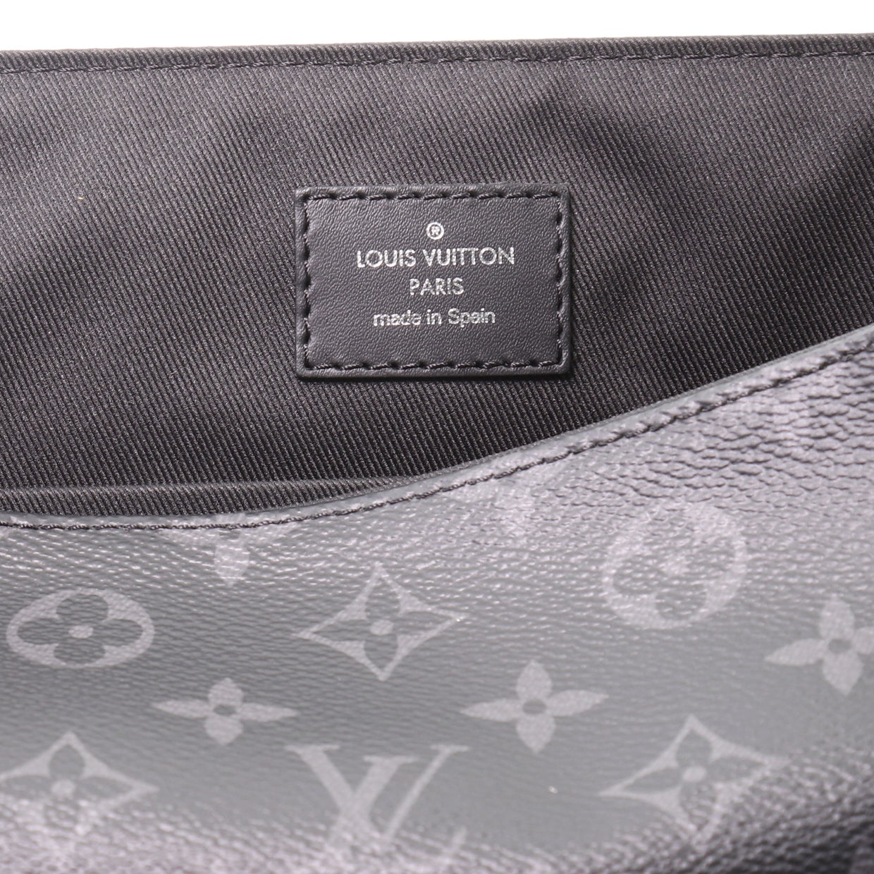 Louis Vuitton Messenger District Monogram Eclipse PM Noir Black in Toile  Canvas with Silver-tone - US