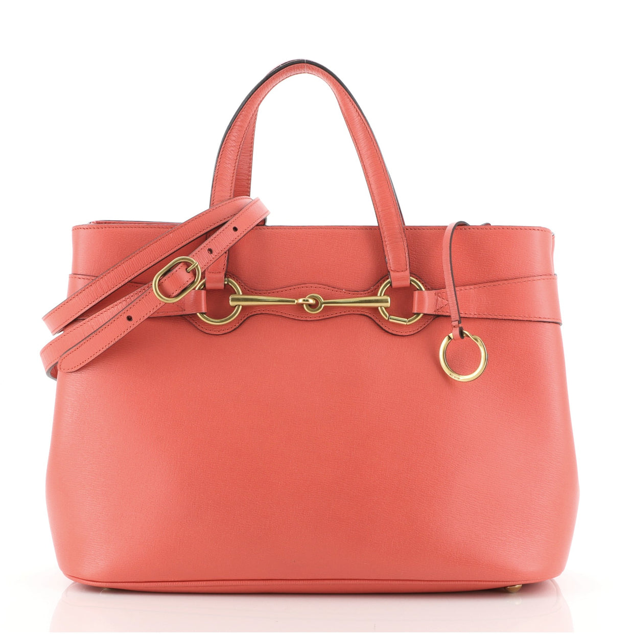 Gucci Bright Bit Convertible Tote Leather Medium - Rebag