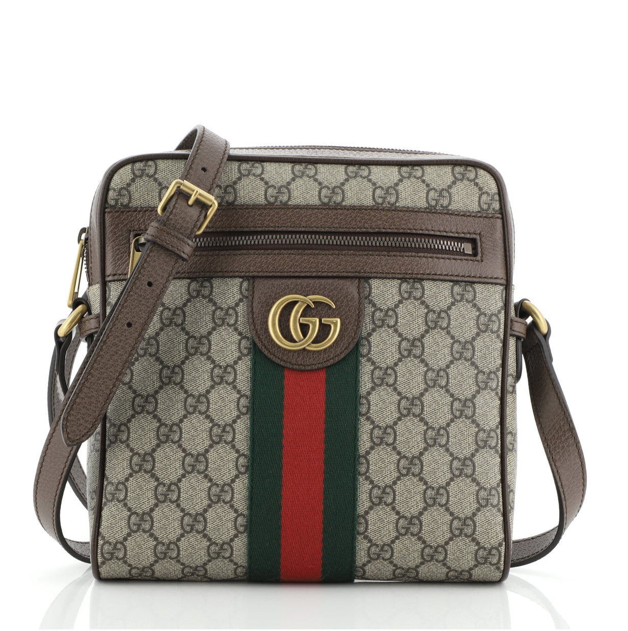Gucci Ophidia Messenger Bag GG Coated Canvas Small Brown 6021323