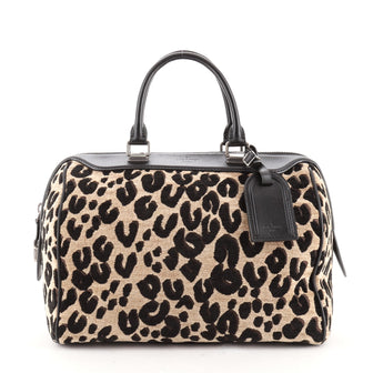 Louis Vuitton x Stephen Sprouse Limited Edition Jacquard Leopard Speedy 30