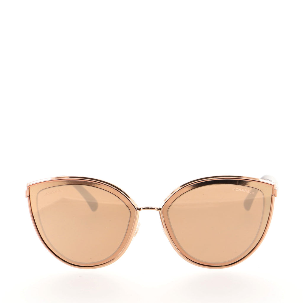 Sunglasses Chanel  Pink gold cat eye sunglasses  4222C1174Z  iKRIXcom