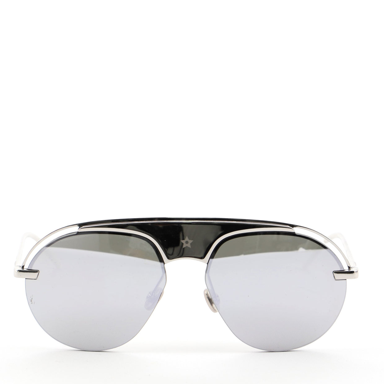 Christian Dior Dio(r)evolution 2 Aviator Sunglasses Metal Silver 612561